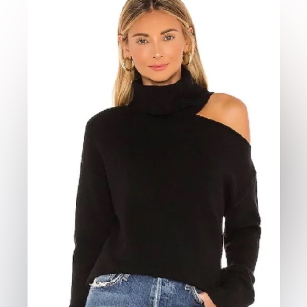Wool Blend Turtleneck Sweater